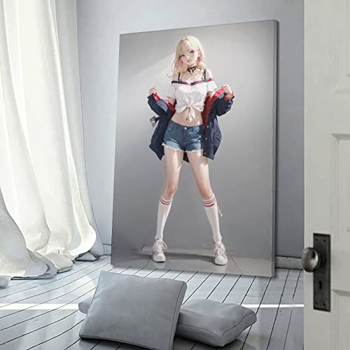 Anime Girls Lady Poster Sexy Girl Malerei Leinwand Wandposter und bild Druck Moderne Familie Schlafz