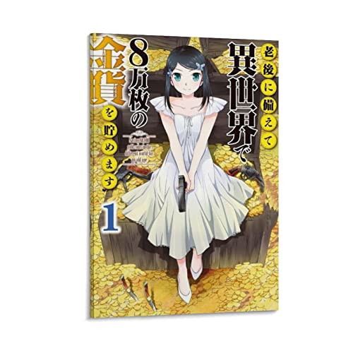 HANYING Saving 80.000 Gold in Another World for My Retirement Anime Sexy Girl Art Poster Bild Druck 