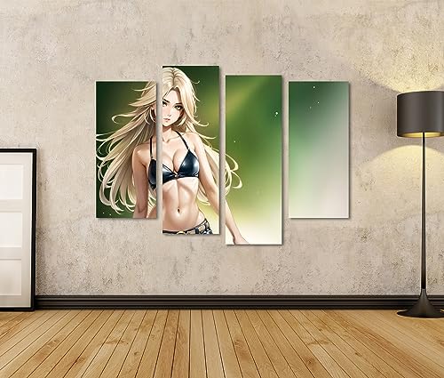 islandburner Bild auf Leinwand Ästhetische Anime , japanischer Stil, sexy Waifu Bilder Wandbilder P